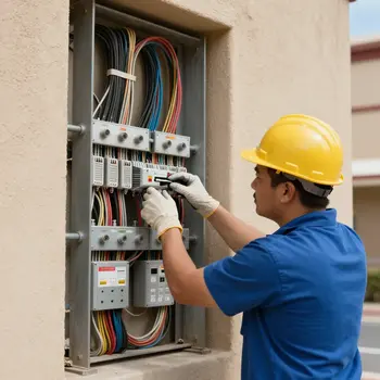 Licensed electrician providing residential and commercial electrical services in Las Vegas Nevada