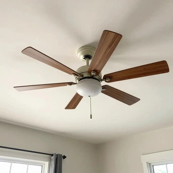 Flush mount ceiling fan installation for low ceiling Las Vegas home